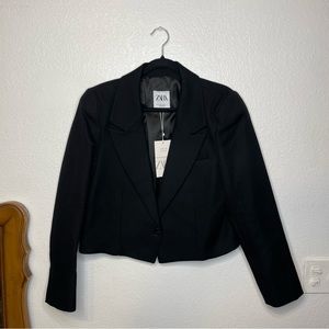 Zara cropped blazer